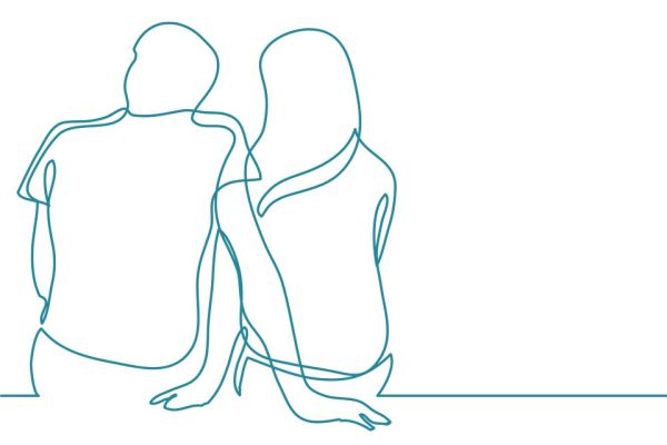 Illustration of Close Couple