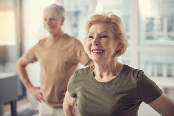 senior woman exercising